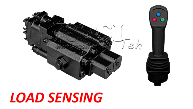 SUHTEELLINEN OHJAUSVENTTIILI TRAKTORIN ETUKUORMAAJAAN - LOAD SENSING LVM92 EHP