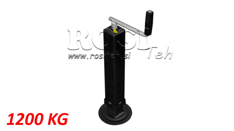 PIED DE SUPPORT FILETÉ (HAUTEUR 540 mm - COURSE 380 mm) - 1.200 kg