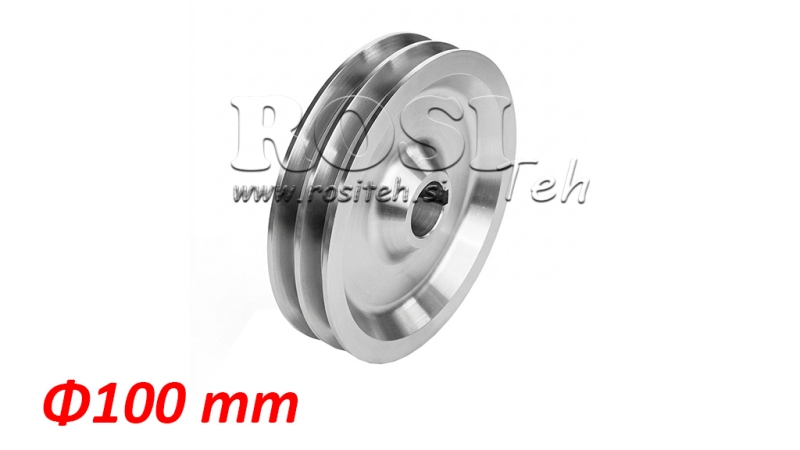 POULIE 2x17 Φ100/35mm