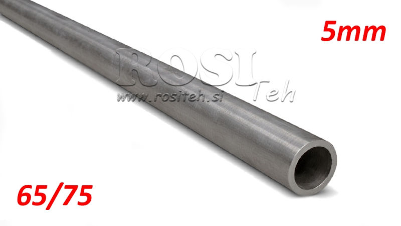 TUBE HONÉ H9 POUR CYLINDRE HYDRAULIQUE 65/75 - 5mm (1000mm)