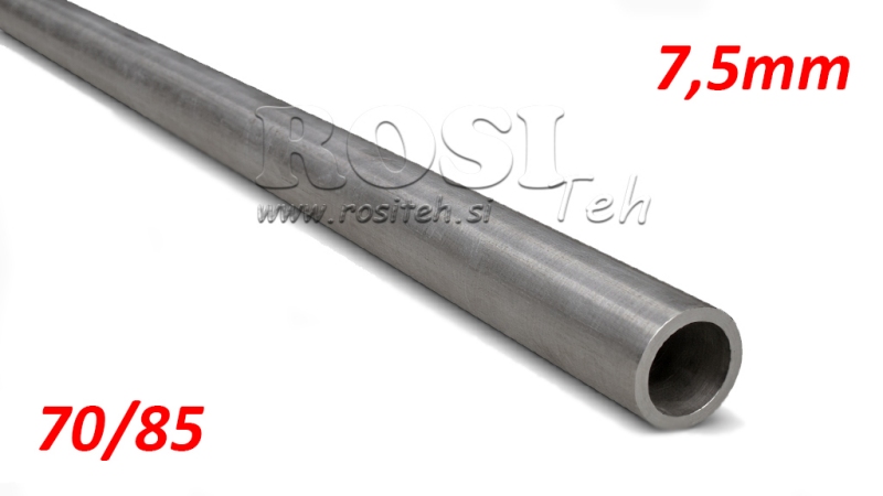 TUBE HONÉ H9 POUR CYLINDRE HYDRAULIQUE 70/85 - 7,5mm (1000mm)