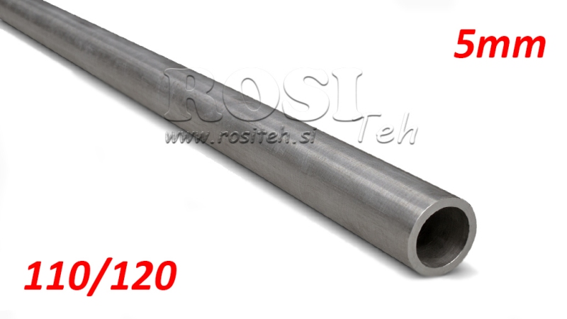 TUBE HONÉ H9 POUR CYLINDRE HYDRAULIQUE 110/120 - 5mm (1000mm)