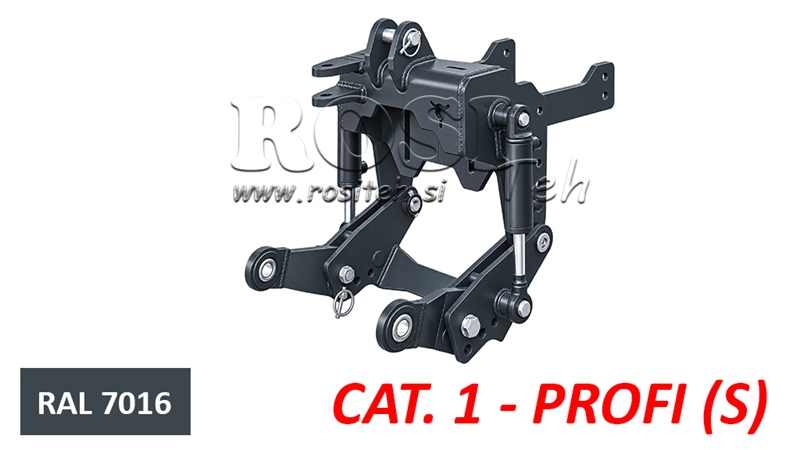 KIT UNIVERSEL HYDRAULIQUE FRONTAL ( AVANT) 01 EME CATEGORIE - PROFI STANDARD POUR TRACTEUR 800 KG