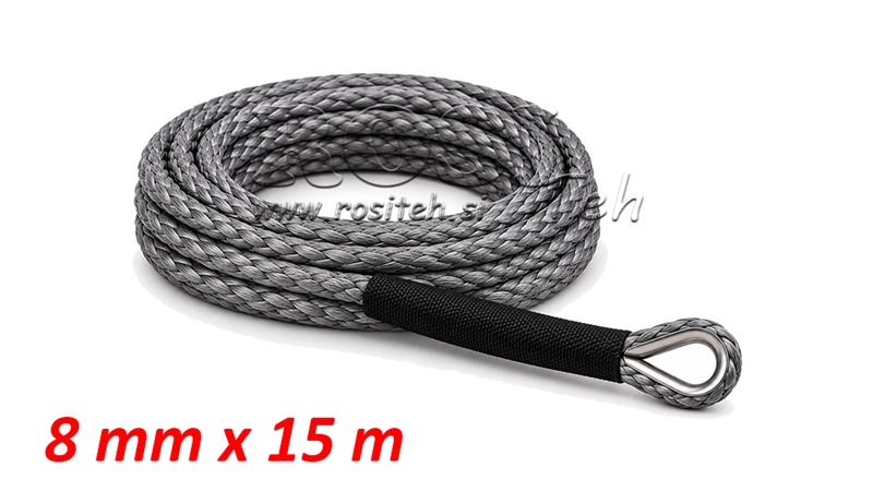 CORDE SYNTHÉTIQUE POUR TREUIL RS-8000 - 3620 kg