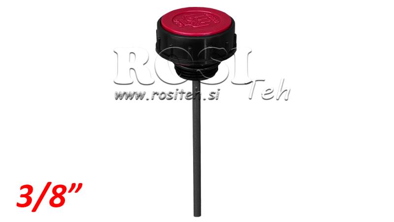 BOUCHON DE REMPLISSAGE 3/8 AVEC TIGE DE NIVEAU ET AÉRATEUR