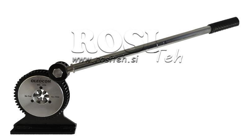 OUTIL DE CRIMPAGE MANUEL POUR TUYAUX BASSE PRESSION 5-36mm 6 DENTS