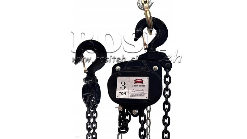 REŤAZOVÝ ZDVIHÁK - VÍKEND 3Ton x 3m