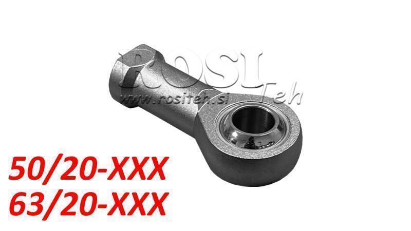 DI MONTÁŽ PRE PNEUMATICKÝ CYLINDER PCAS 50/20 - 63/20 (M16x1.5)