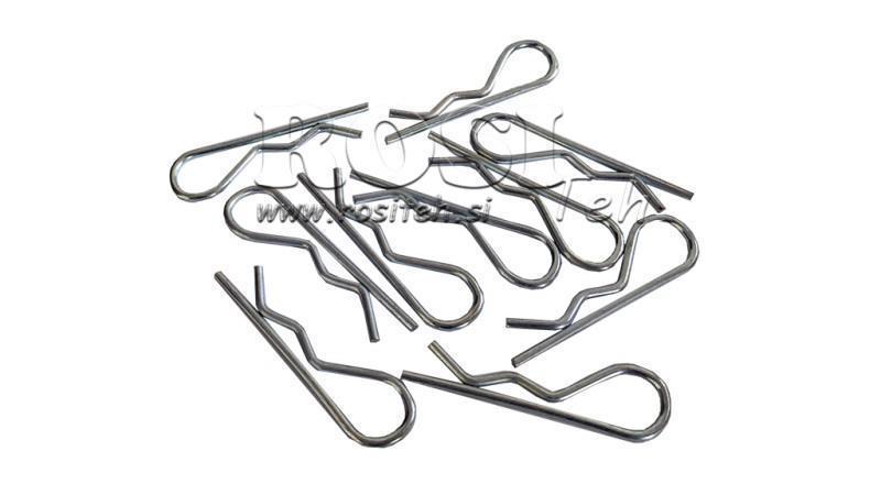 ENSEMBLE DE CLIPS DE SÉCURITÉ simple fi 1.8 mm (10pcs)
