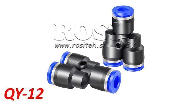 CONNECTEUR Y PNEUMATIQUE TPA SANS FILET QY-12
