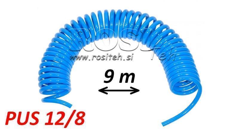 TUBE D'AIR BLEU SPIRAL UNMEUBLE PUS 12/8 9m