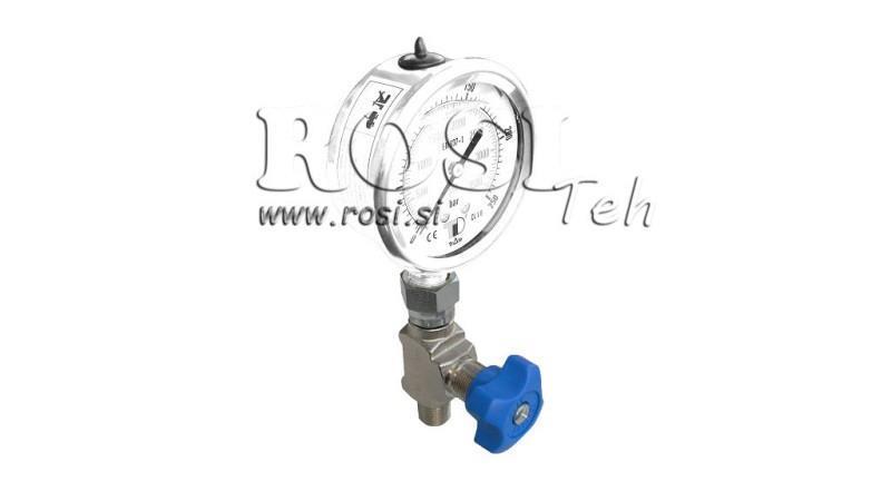 HYDRAULIC VALVE FOR MANOMETER