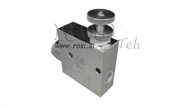 PRIORITNÝ VENTIL RFP3 1/2 otvorená nádrž