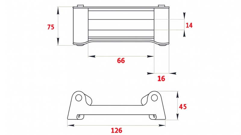 GUIDE ROLLANT POUR CÂBLE EN ACIER DWM 2000-2500