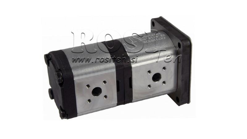 POMPE HYDRAULIQUE TRACTEUR - OEM 47129338 - CNH TLA 4WD 23 11 cc GAUCHE