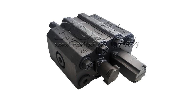 VANNE DE CONTRÔLE HYDRAULIQUE 2xP90 L/min SENSIBILITÉ DE CHARGE