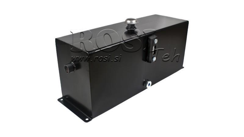 RÉSERVOIR EN MÉTAL 25 LITRES CUBE 260x170x600mm COMPLÈTE AVEC ÉQUIPEMENT