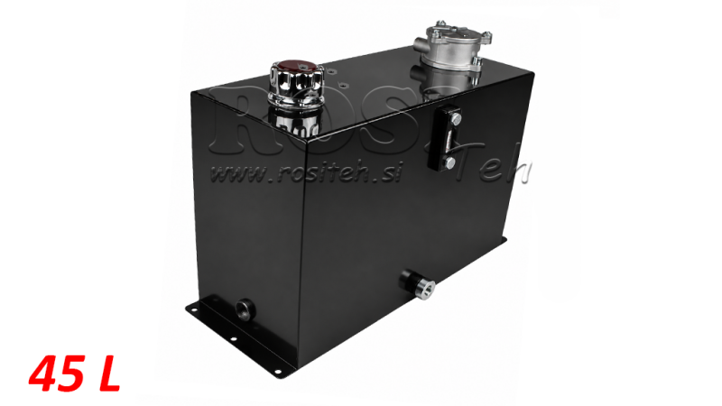 CISTERNA METALICĂ 45 LITRI CUB 400X255X600MM COMPLETĂ CU ECHIPAMENT