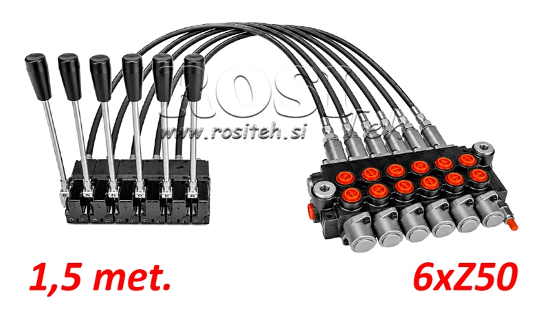 KIT 6xZ50 + JOYSTICK 1 POZ L1500