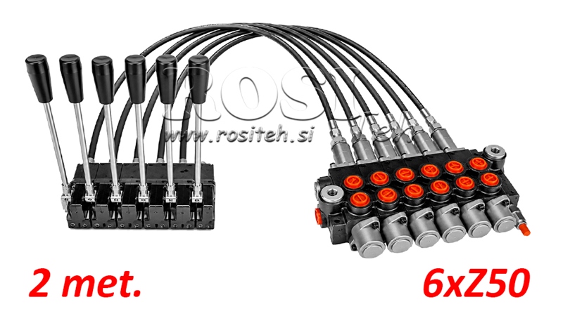 KIT 6xZ50 + JOYSTICK 1 POZ L2000
