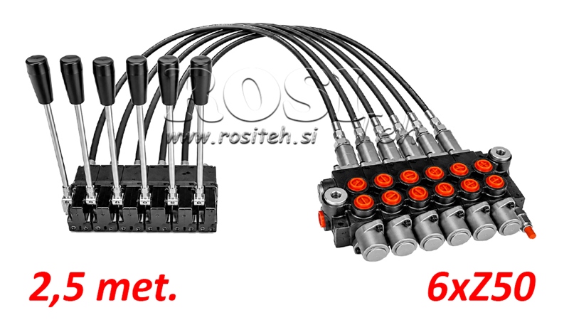 KIT 6xZ50 + JOYSTICK 1 POZ L2500