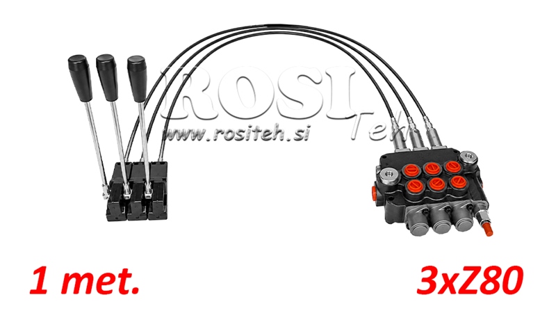 KIT 3xZ80 + JOYSTICK 1 POZ L1000