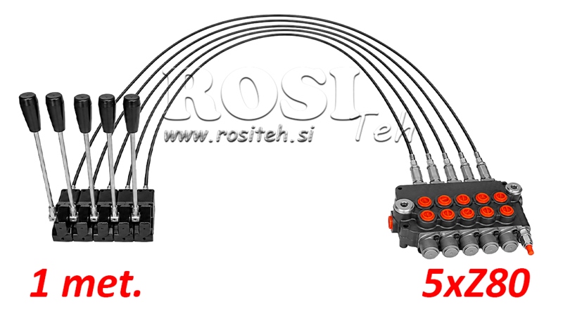 KIT 5xZ80 + JOYSTICK 1 POZ L1000