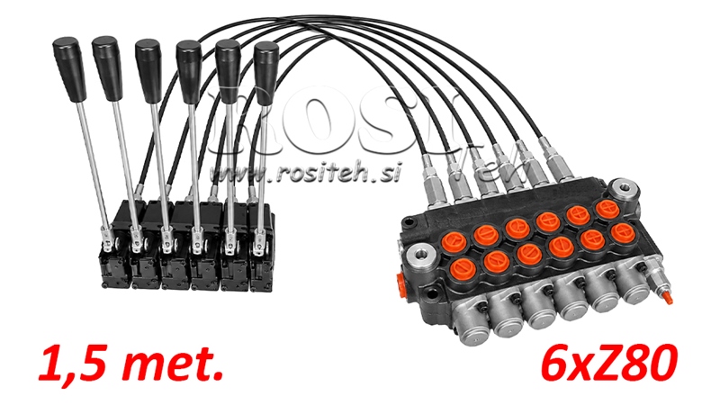 KIT 6xZ80 + JOYSTICK 1 POZ L1500
