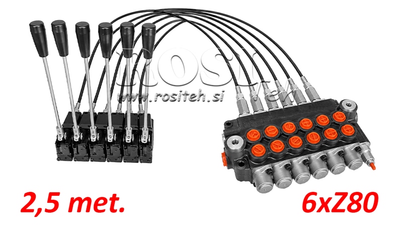KIT 6xZ80 + JOYSTICK 1 POZ L2500