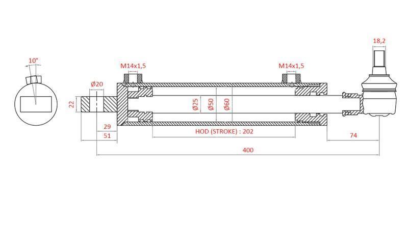 HYDRAULICKÝ RIADIACI VALEC FIAT-NEW HOLLAND OEM-5189891