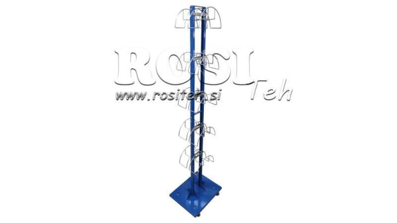CHARIOT POUR STOCKER DES TUYAUX HYDRAULIQUES 10 PLACES