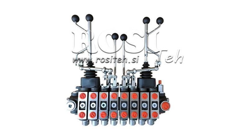 VANNE HYDRAULIQUE HIAB 8xPC70 2X JOYSTICK EURO 3 POS