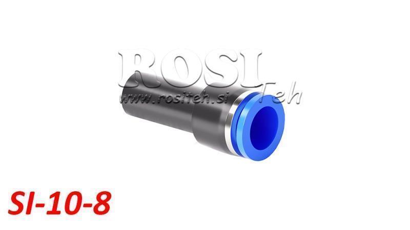 PNEUMATICKÝ ZÁVITOVÝ REDUKČNÝ KONEKTOR TPA BEZ VLÁKNA SI-10-8