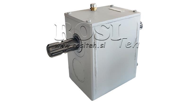 RÉDUCTEUR DE TRACTEUR - 1:1.85 (80HP-60kW) MALE-MALE