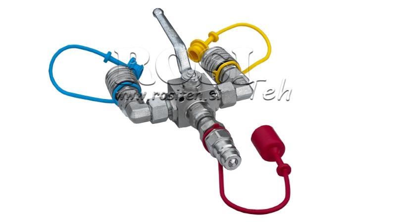 RUCNÝ ROZDELOVAČ VYPRÁZDNENIA TRAKTORA