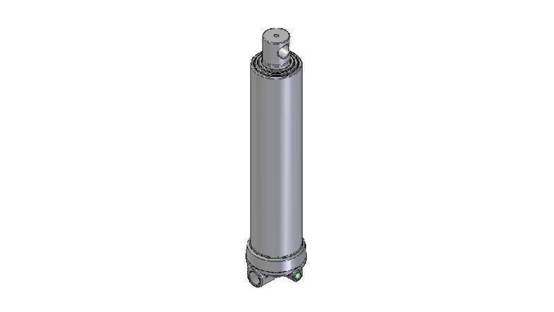 4636F -TELESCOPIC CYLINDER HOLE - HOLE 3 DEGREES STROKE 1273 FI 152