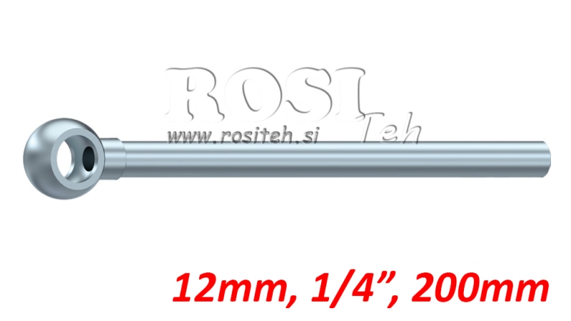 BANJO DE DURITE MÉTALLIQUE 12mm 1/4 200mm