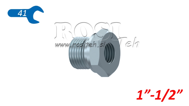 ADAPTATEUR HYDRAULIQUE MALE-FEMELLE 1-1/2