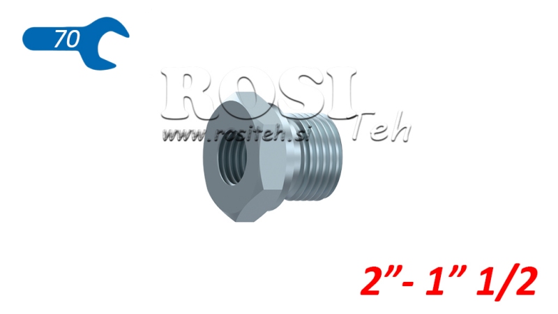 ADAPTATEUR HYDRAULIQUE MALE-FEMELLE 2- 1 1/2