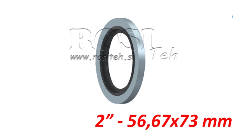 UMÝVAČKA S GUMOVOU TESNENÍM 2 - 56.67x73 mm