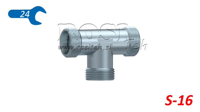 RACCORDO A T IDRAULICO S-16 MASCHIO M24X1,5