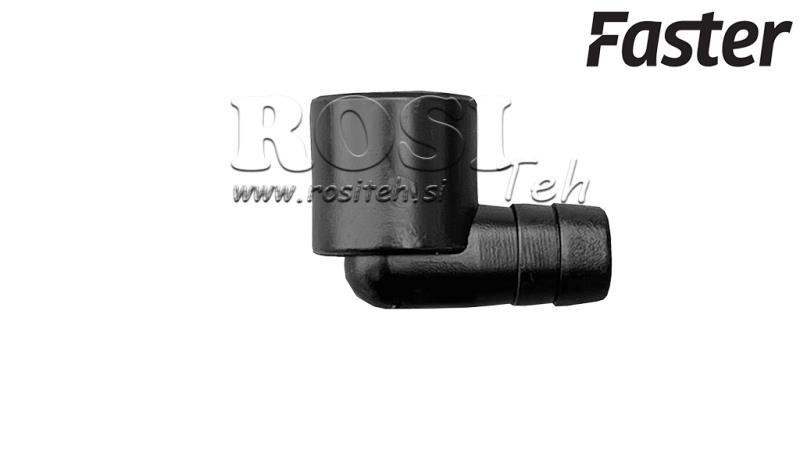 RACCORD DE TUYAU À 90° POUR COLLECTEUR D'HUILE TARV