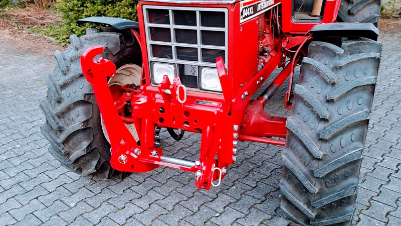 UNIWERSALNY ZESTAW PRZEDNIEGO TRZYPUNKTOWEGO UKŁADU ZAWIESZENIA (TUZ) KAT. 2 1500KG - CZERWONY (RAL 3000)