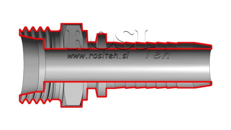 HYDRAULICKÁ PRÍPOJKA CES 10 S SAMEC DN10–M18×1,5