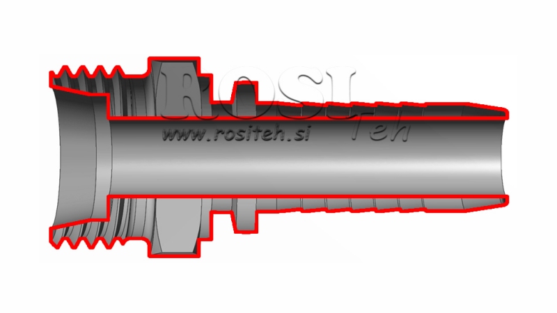 HYDRAULICKÁ PRÍPOJKA CEL 12 L SAMEC DN8-M18x1,5
