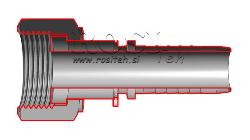 HYDRAULICKÁ PRÍPOJKA DKORFS SAMICA DN10-13/16-16
