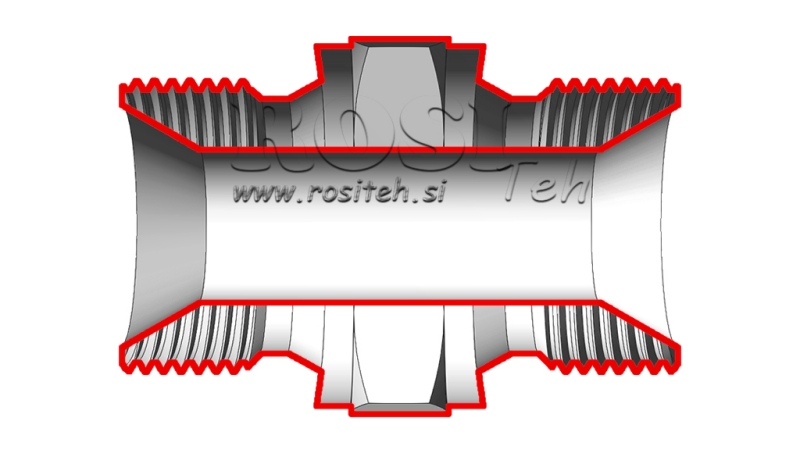 VANNE HYDRAULIQUE DOUBLE BSP 3/8