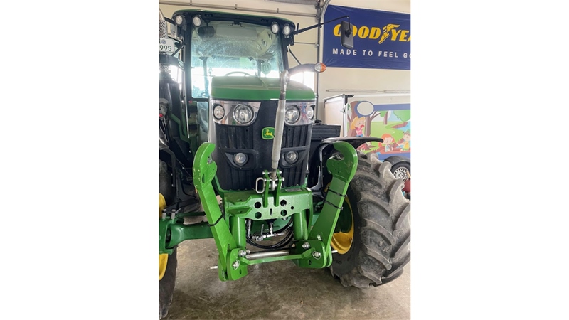 KIT UNIVERSEL HYDRAULIQUE FRONTAL ( AVANT) 2 EME CATEGORIE POUR TRACTEUR 1500 KG - VERT (RAL 6001)