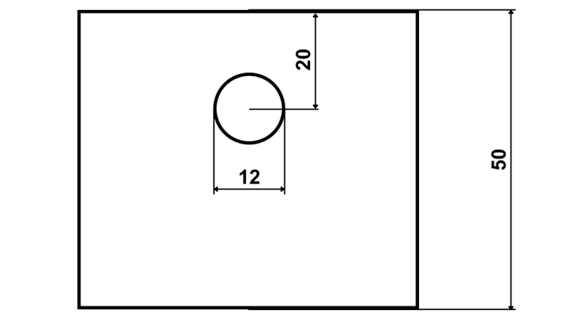 BRIDE À SOUDER 50x65x50