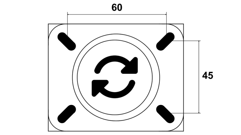 KOLESO 75MM – OTOČNÁ ZÁKLADŇA